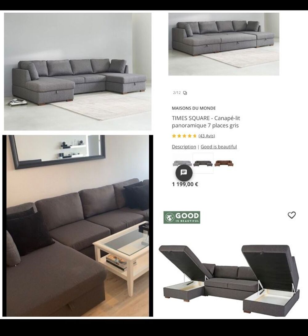 Canap&eacute; Meubles