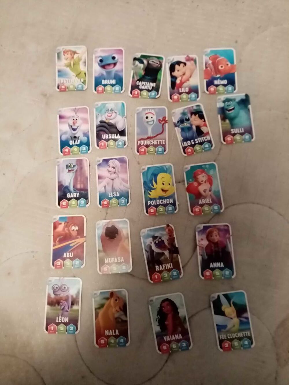 Carte disney avec num&eacute;ro Jeux / jouets