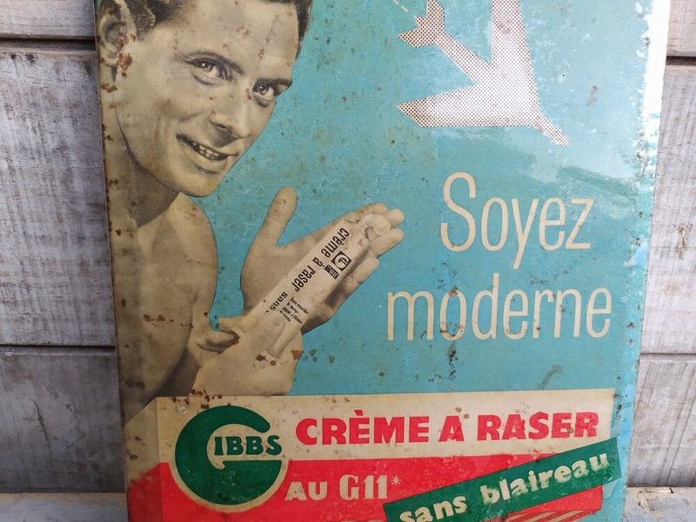 Ancien Glacoide Gibbs Cr&egrave;me &agrave; Raser Vintage
