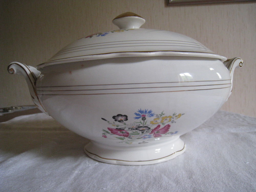 Soupi&egrave;re Digoin Sarreguemines de : 1959 porcelaine Cuisine