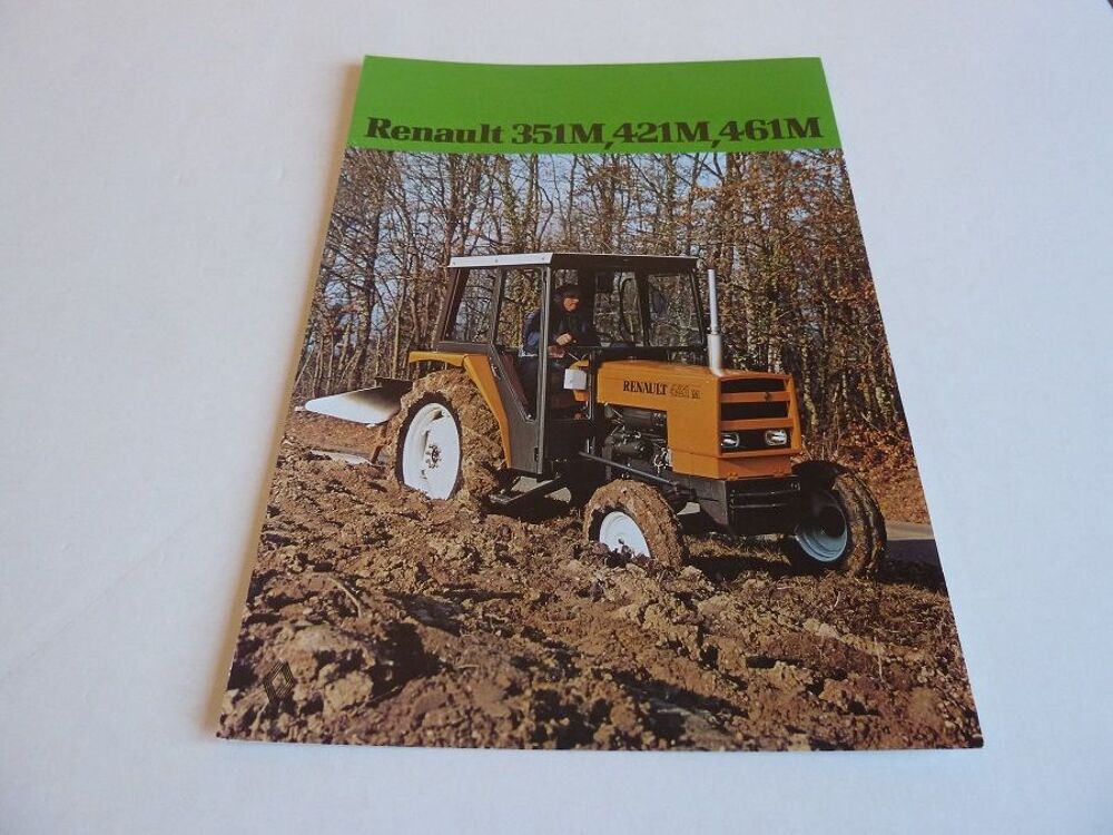 Prospectus tracteur RENAULT 351M-421M-461M 
