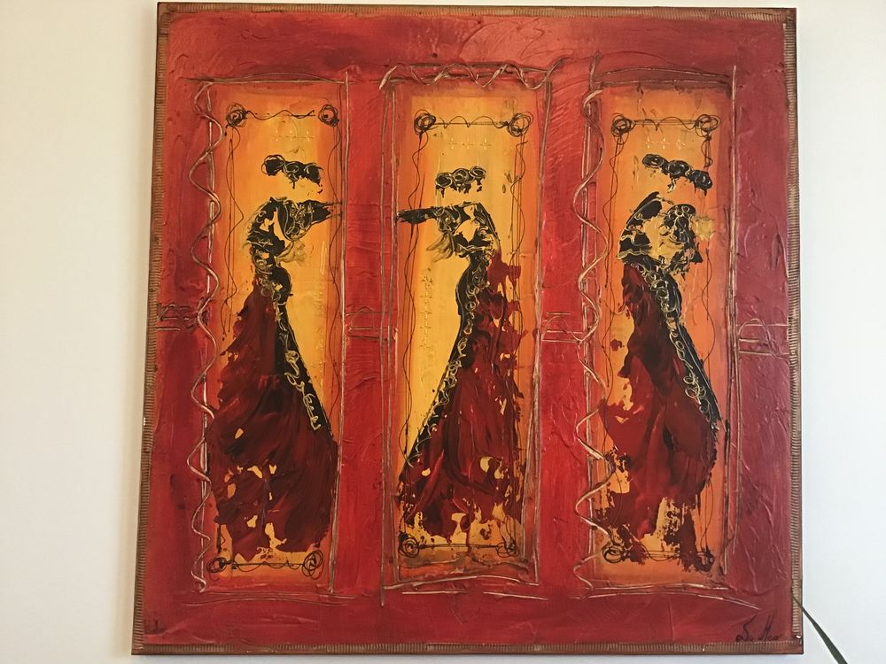 Tableau huile sur toile Décoration