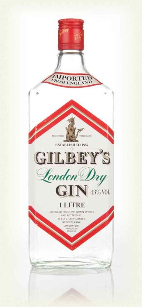 Bouteille de 1 litre Gilbey's London Dry Gin 43%vol. an 70 100 Marseille 5 (13)