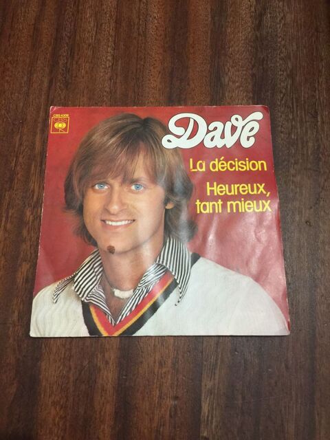 Vinyle 45 tours. Dave �� La d�cision �� 2 Saleilles (66)