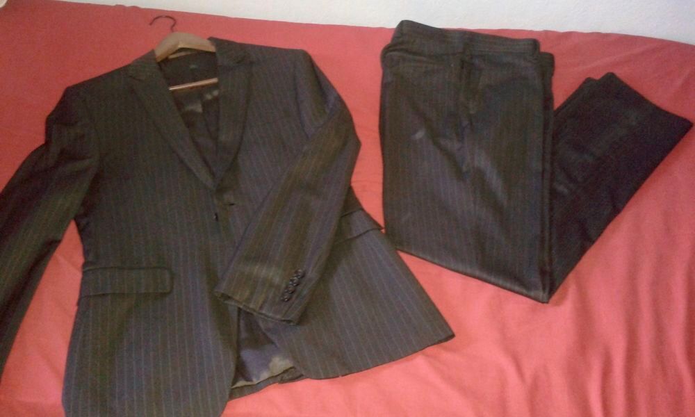 Costume Homme (veste/pantalon) Ray&eacute; Marron - T 40 (M/L) Vêtements