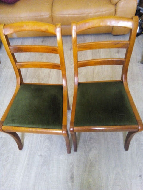 Chaises style anglais acajou 100 Chantereine (77)