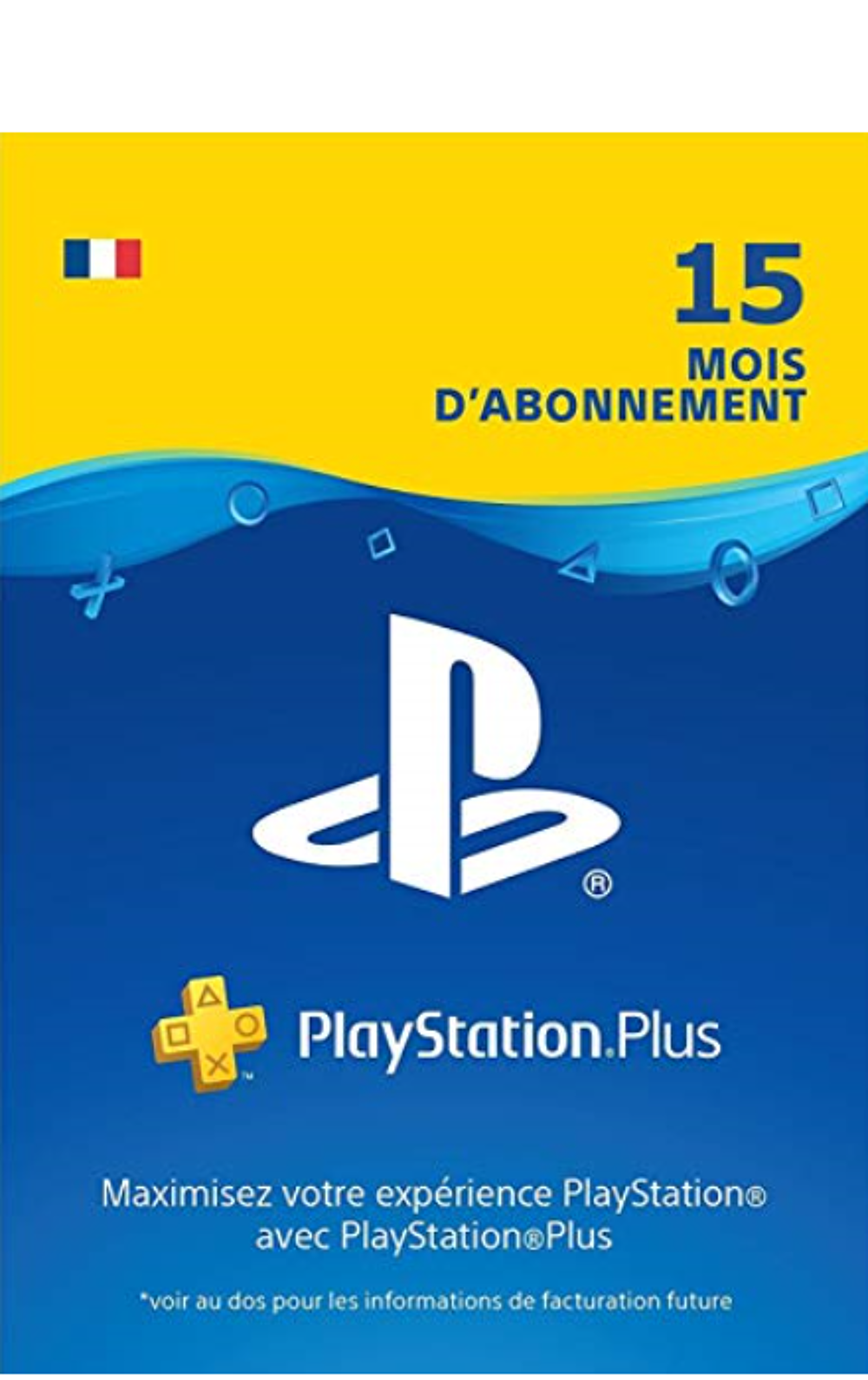 PS4 PSN PlayStation Plus: abonnement de 15 mois Consoles et jeux vidéos