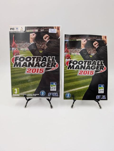 Jeu PC Football Manager 2015 en boite, complet Clé CD inclut 5 Vulbens (74)