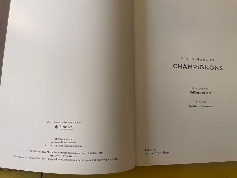Livre Champignons - R&eacute;gis Marcon (Reli&eacute;, Grand format) Livres et BD