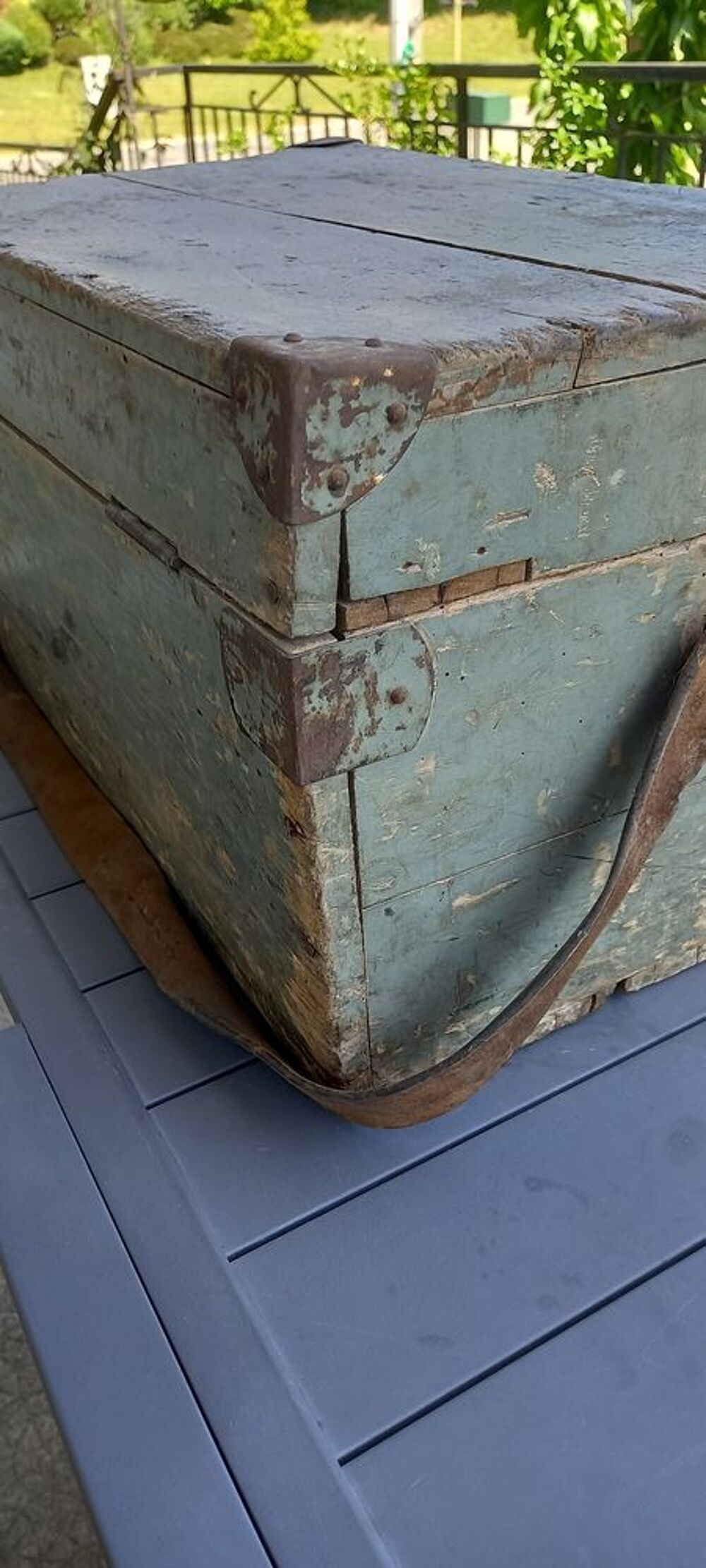 Ancienne caisse d'outillage professionnelle vintage 