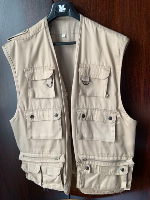 Veste multipoches reporter beige Treesco taille XXL 25 Vernon (27)
