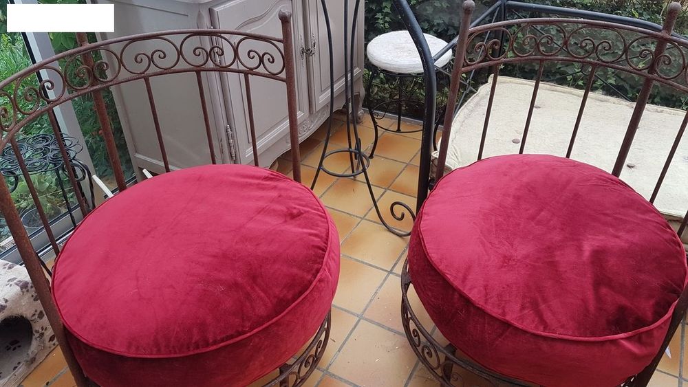 fauteuils fer forg&eacute; Maisons du monde Meubles