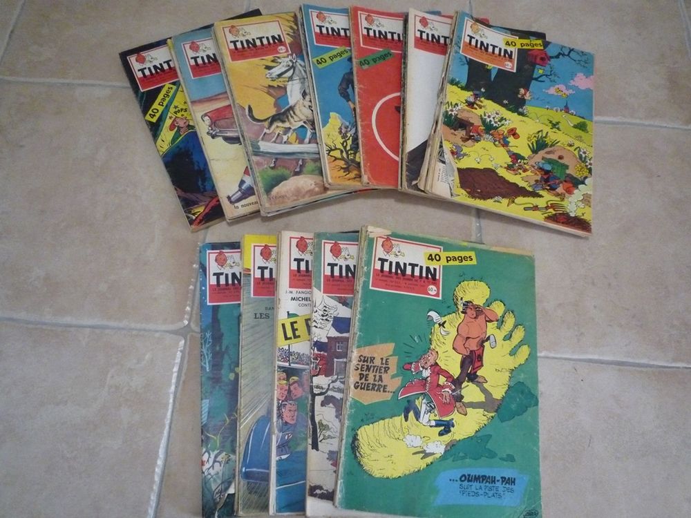 Lot Journal de TINTIN vintage 1959 