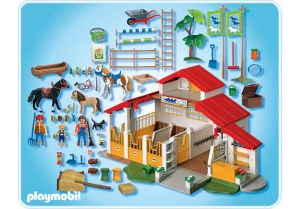 Playmobil 4190 - Centre &eacute;questre Boite neuve ORLEANS Jeux / jouets
