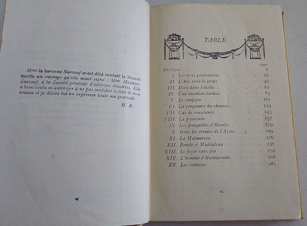 BORDEAUX H. LA MAISON MORTE, roman, Nelson 1934 Livres et BD