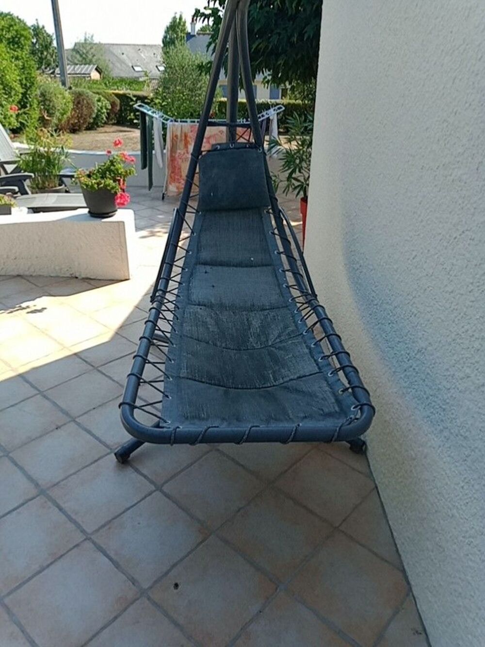 Un bain de soleil transat suspendu Jardin