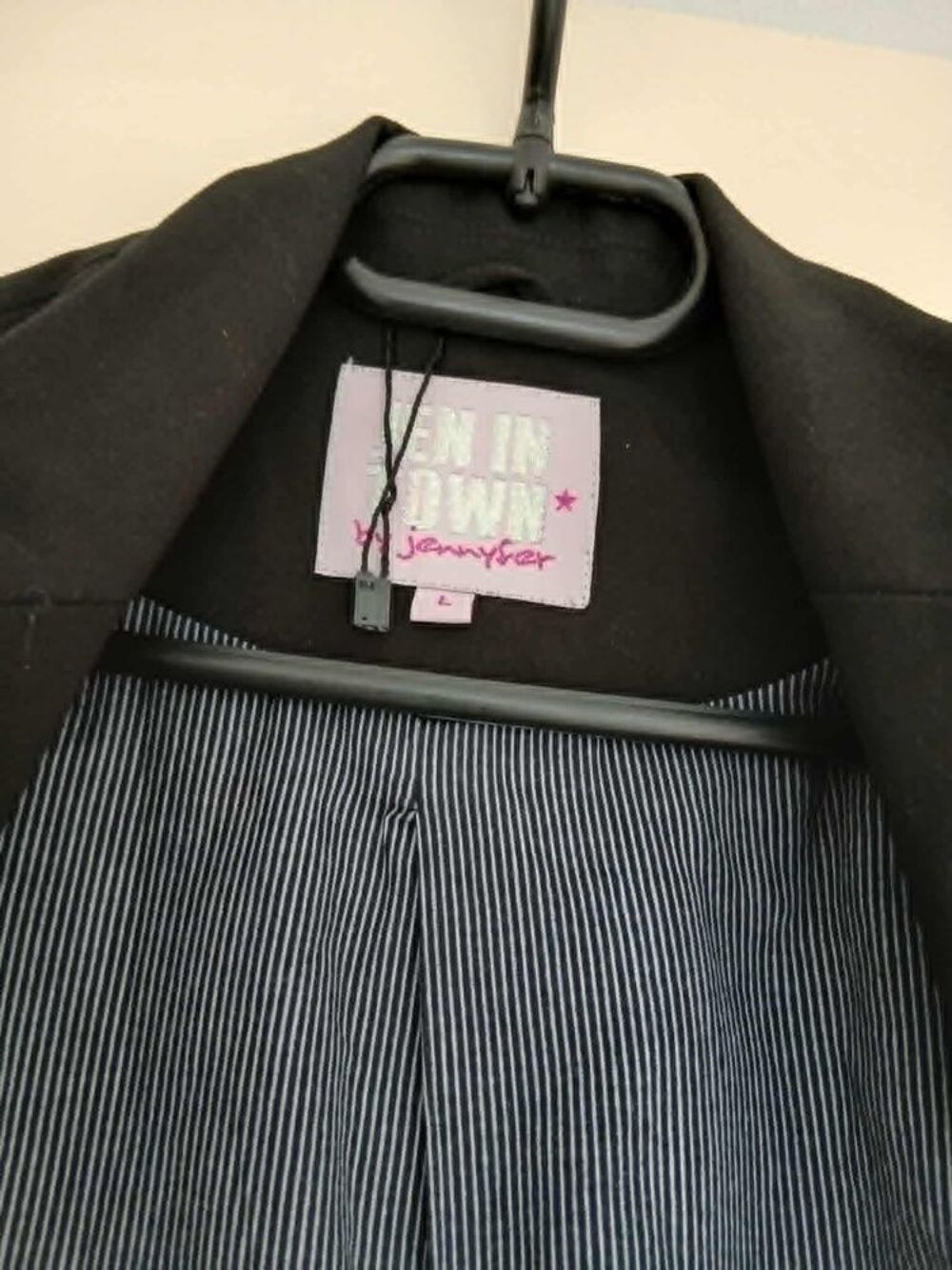  Veste spencer 3/4 noire Jennifer neuve + ceinture N&deg; 1418 Vêtements