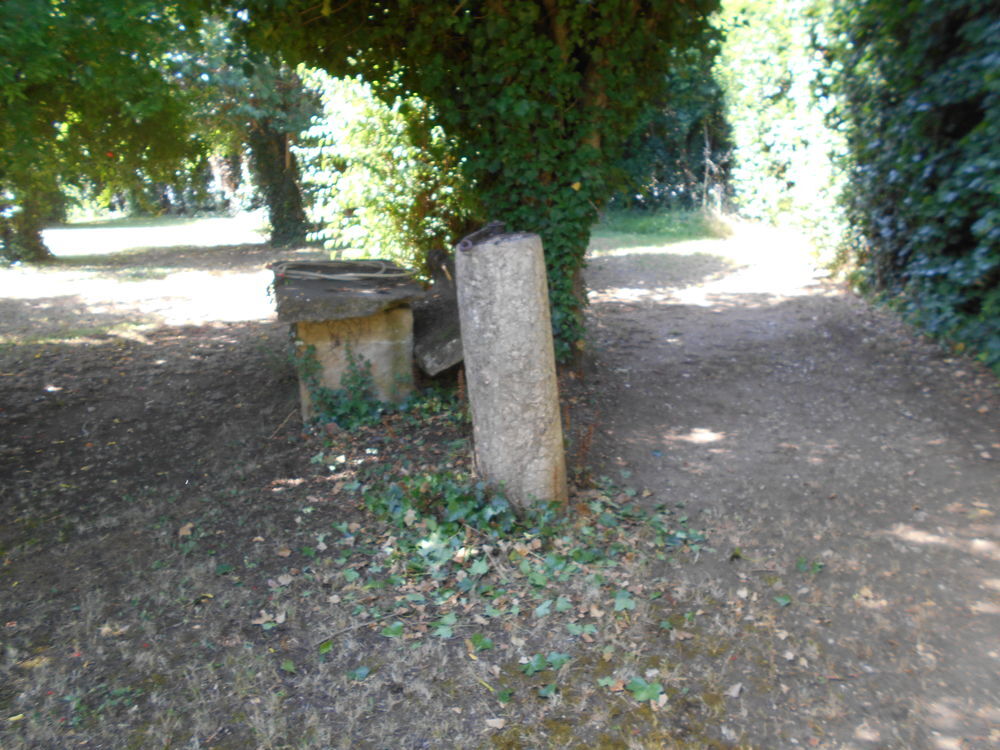 rouleau en pierre Jardin
