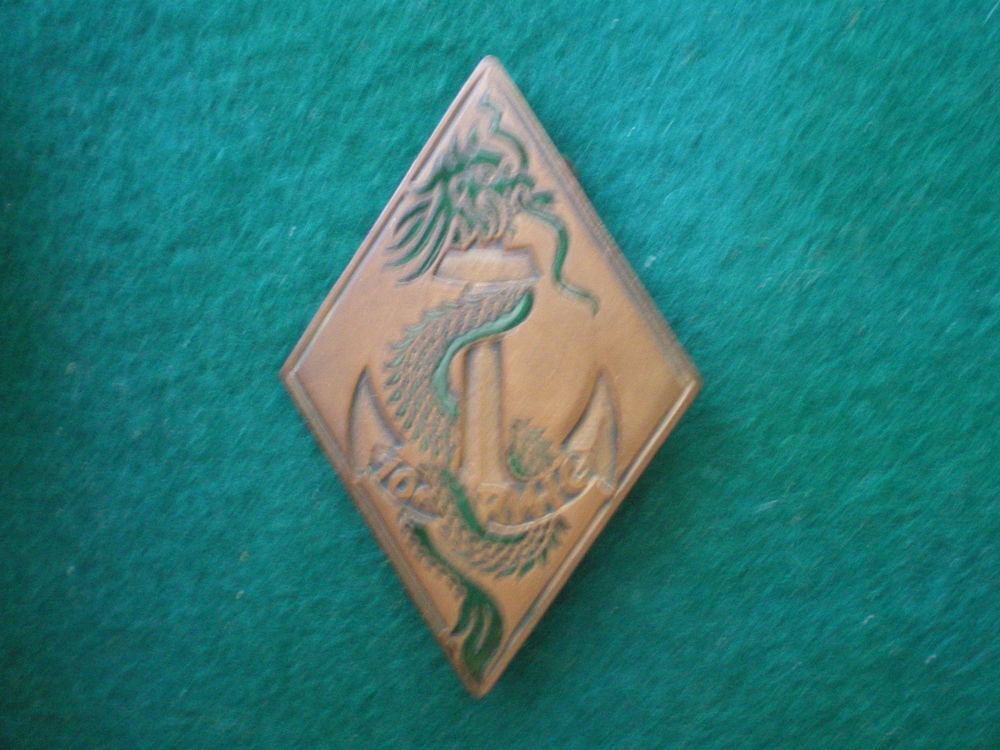 Insigne colonial - 10&deg; R&eacute;giment Mixte Infanterie Coloniale. 