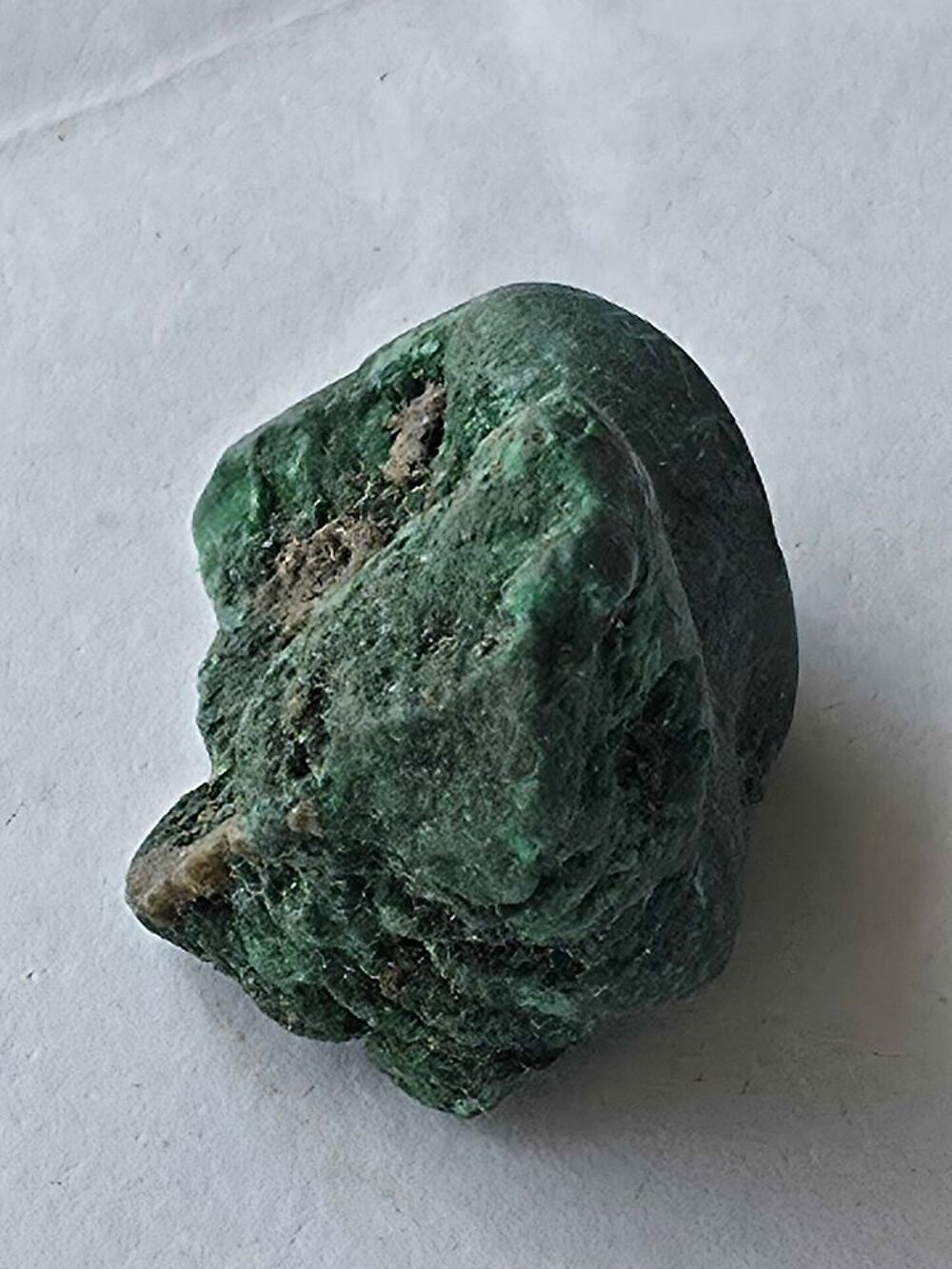 Malachite Stalactitique Brut Katanga RDC-Pierre de Collection 23g 