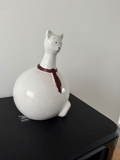 Chat en c�ramique  15 Vannes (56)