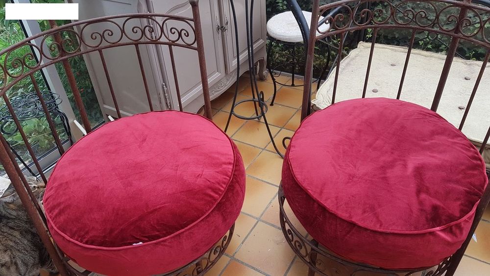 fauteuils fer forg&eacute; Maisons du monde Meubles