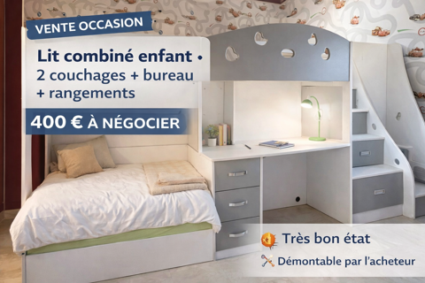 LIT BATEAU ENFANT 400 Perpignan (66)