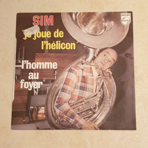 Sim   Je joue de l'hlicon     l'homme au foyer  45T Philips 7 Antony (92)