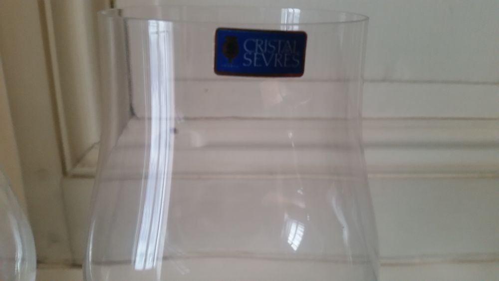 2 grands verres cristal de S&egrave;vres Cuisine
