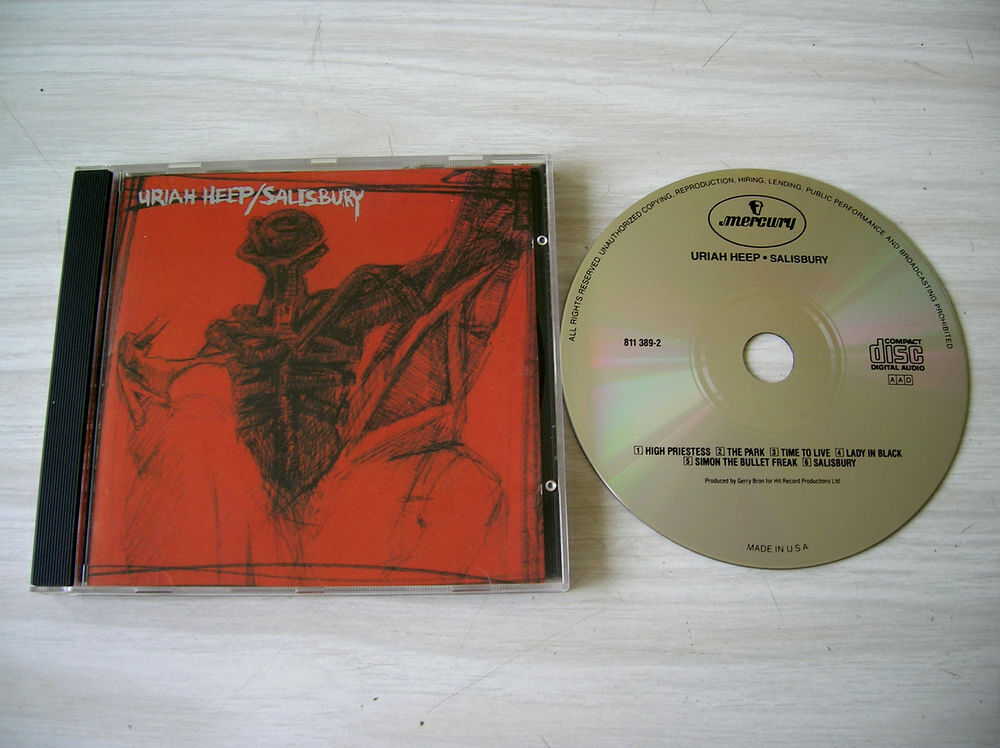 CD URIAH HEEP Salisbury (USA) CD et vinyles