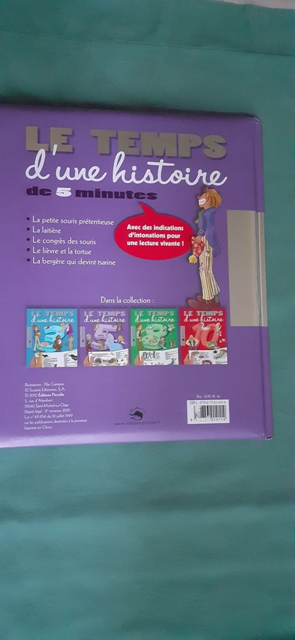 Livre pour enfant : Le Temps d'une histoire de 5 minutes Livres et BD