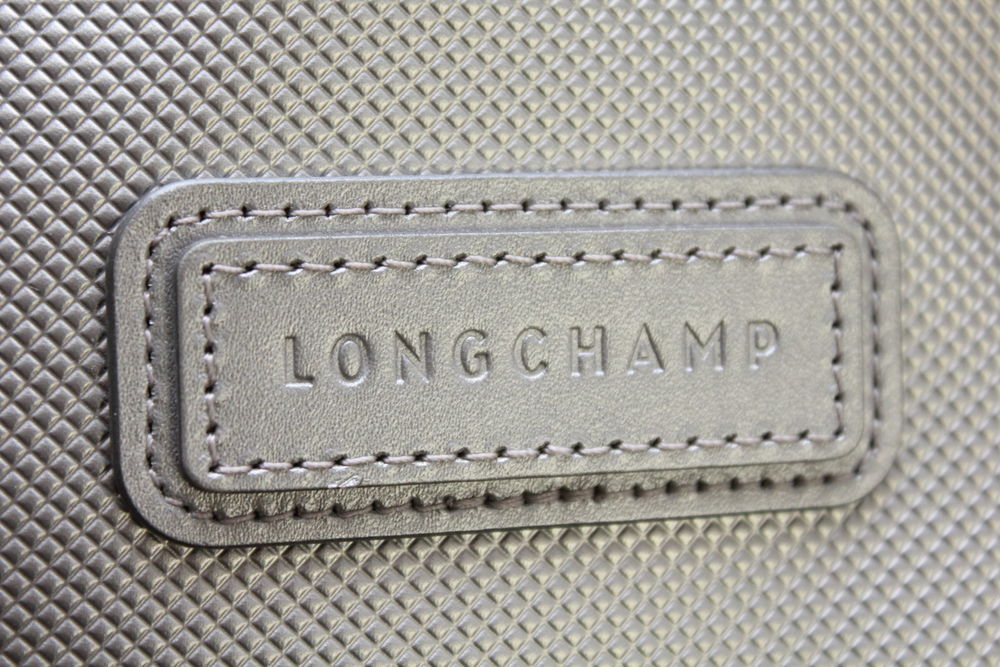 Sac toile et cuir argent LONGCHAMP Maroquinerie