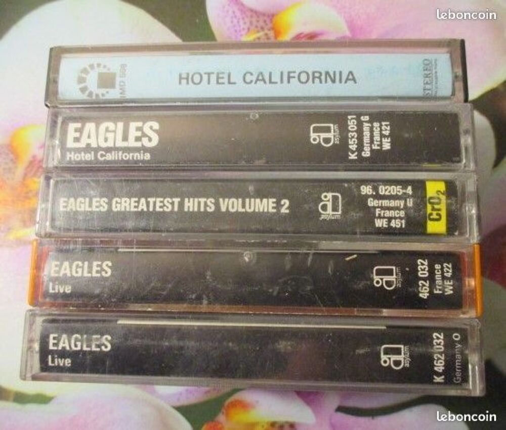 Cassettes audio Eagles CD et vinyles