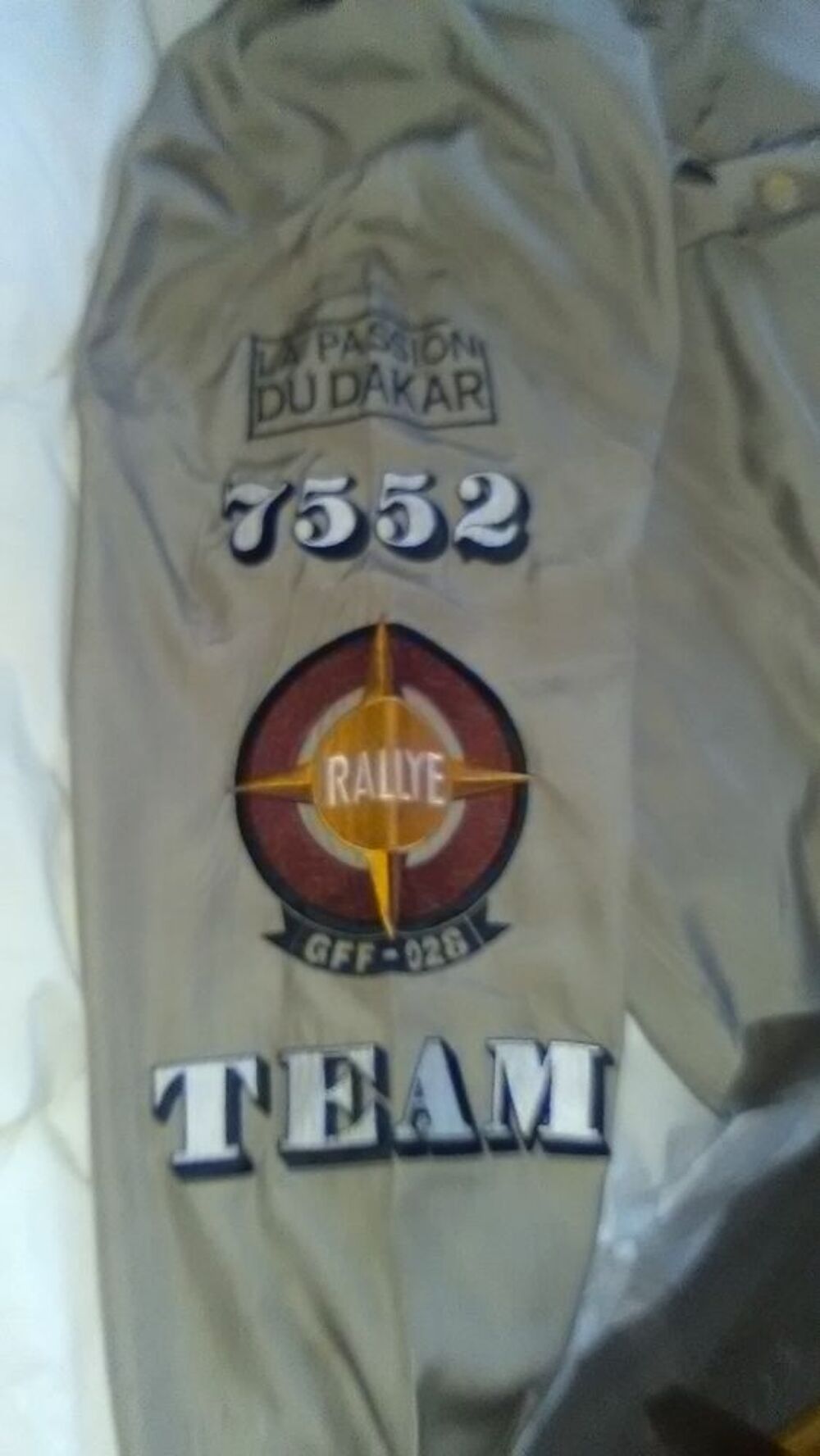 Chemise collector Paris-Dakar sign&eacute; Gianfranco F&eacute;rr&eacute; 