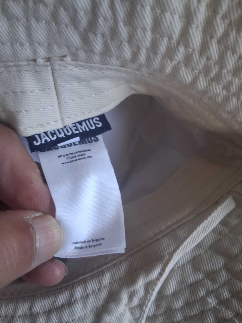 Bob jacquemus beige Maroquinerie