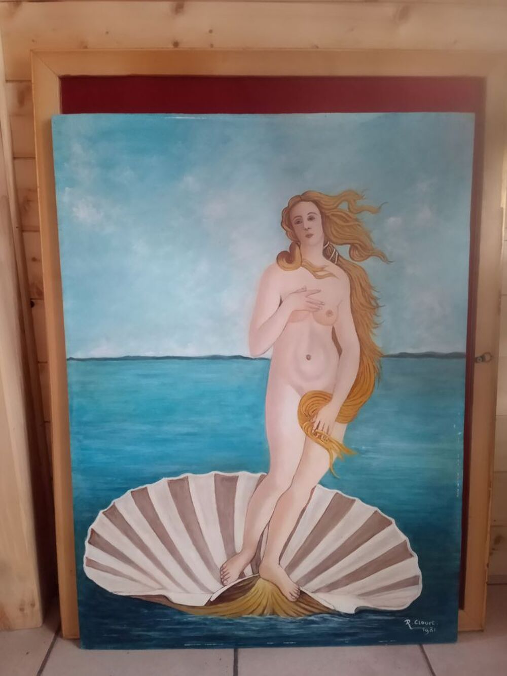 Peinture la naissance de V&eacute;nus 