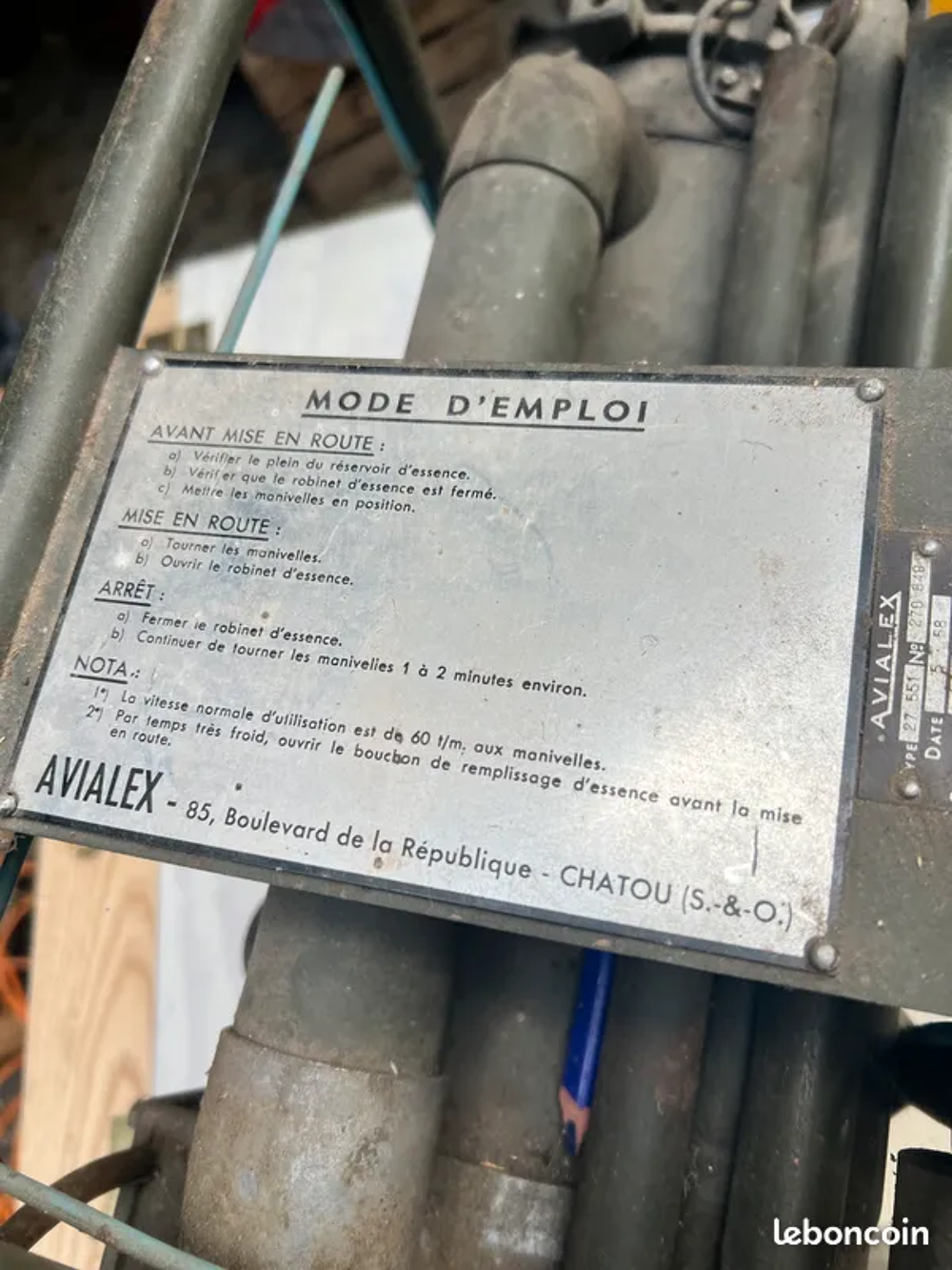 Chauffage militaire Bricolage