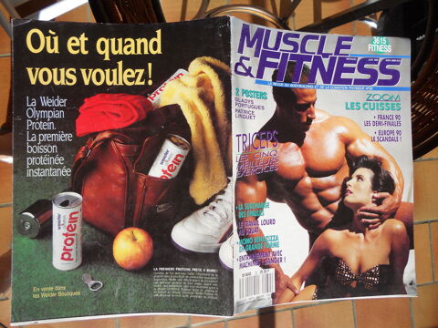 MUSCLE & FITNESS No 32 de juin 1990. ZOOM:LES CUISSES 6 Tours (37)