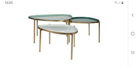 Trois tables basses gigognes 240 Co�x (85)