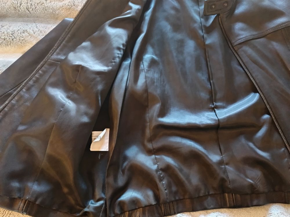 Veste courte de printemps cuir d'agneau Jamie Page Vêtements