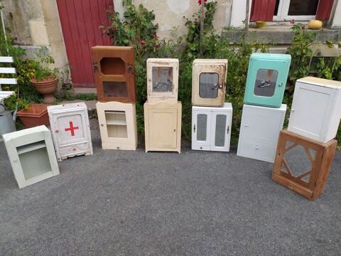 Armoire Murale Pharmacie Toilette Cuisine Déco Vintage 1 Loches (37)