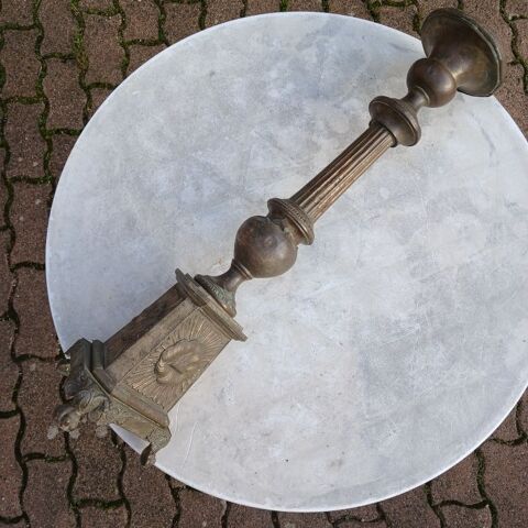 support de cierge en laiton massif 65 Vendeuvre-du-Poitou (86)