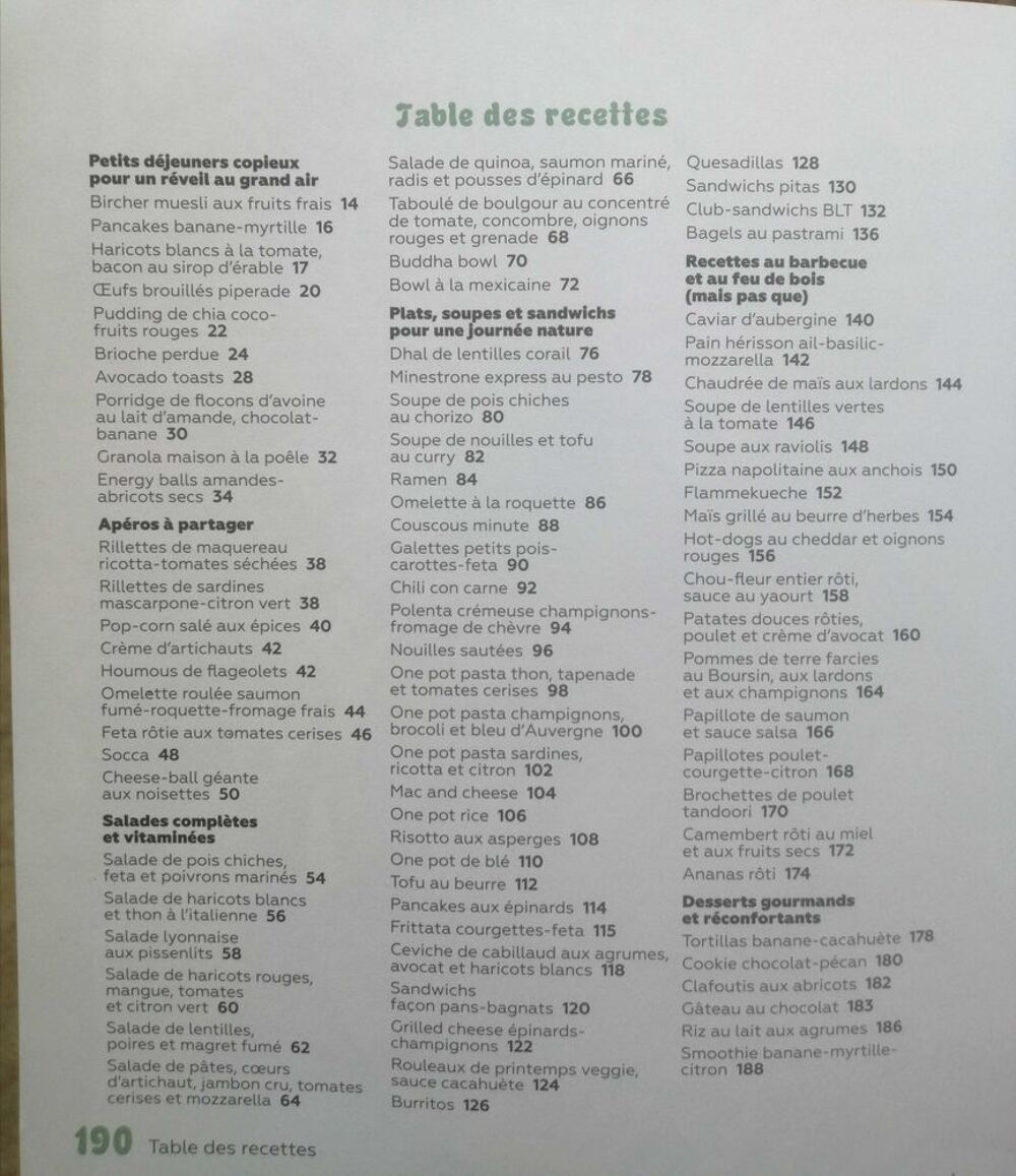 cuisiner en van et en camping Livres et BD