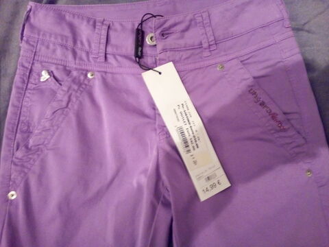 pantalon toile Mauve UNGARO FEVER 10 Savigny-sur-Orge (91)