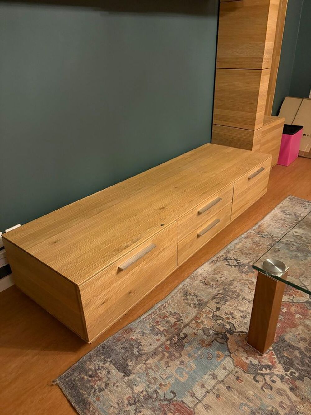 Meuble TV en bois et ses tiroirs 180 cm Meubles