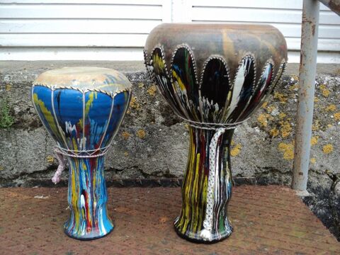 2 Percussions Derbouka Darbouka Djembe musique 30 Loches (37)