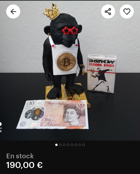 Sculpture de singe Banksy Neuf 190 Metz (57)