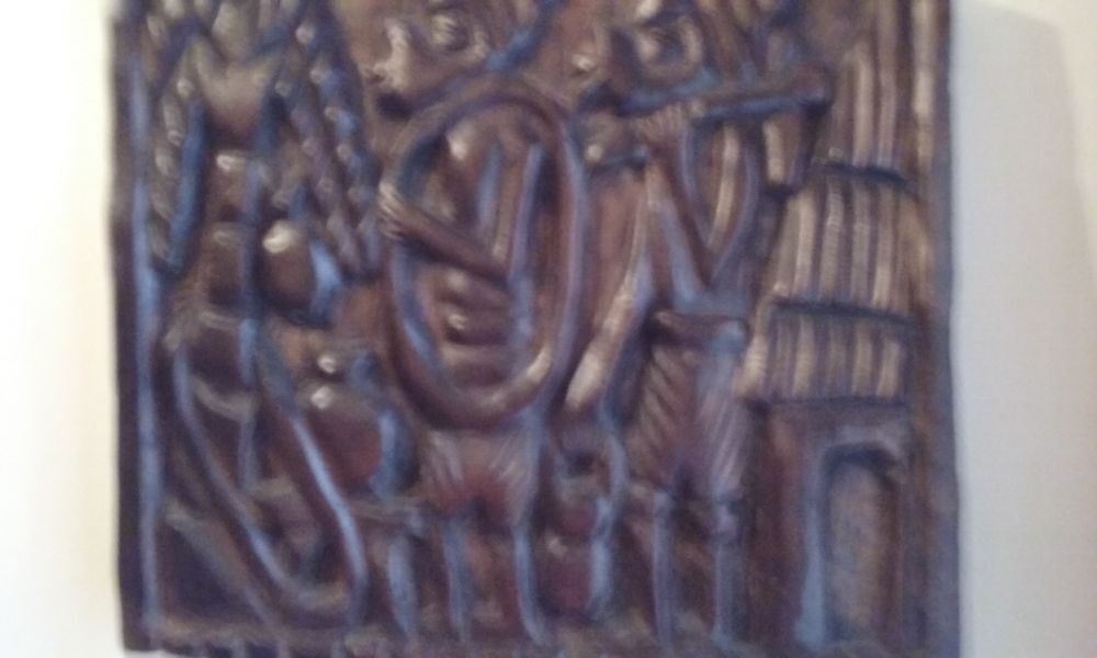 TABLEAU EN BOIS SCULPTE Décoration