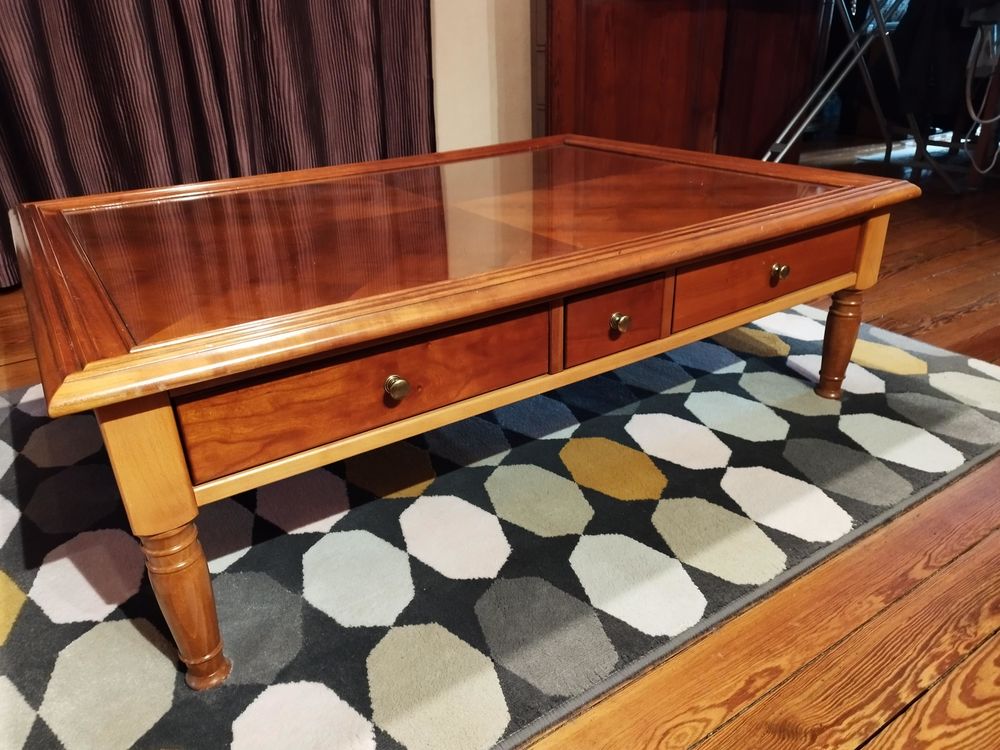 Table de salon merisier Meubles