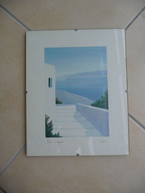 Cadre reproduction Verso l'Azzurro de Flavio Costantini 25 Celles-sur-Belle (79)